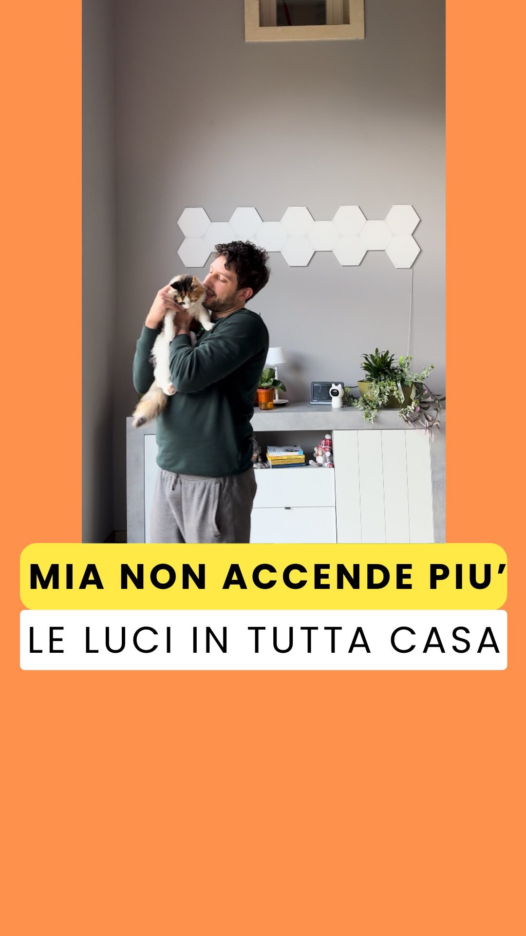 Oggi facciamo in modo che Mia non accenda più le luci anche nelle altre stanze 🐾