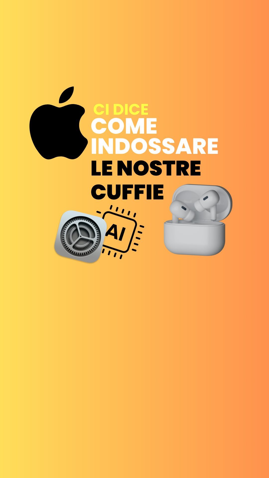 stai indossando correttamente le tue AirPods Pro? Quando un’azienda  pensa a tutti i minimi dettagli e ti…
