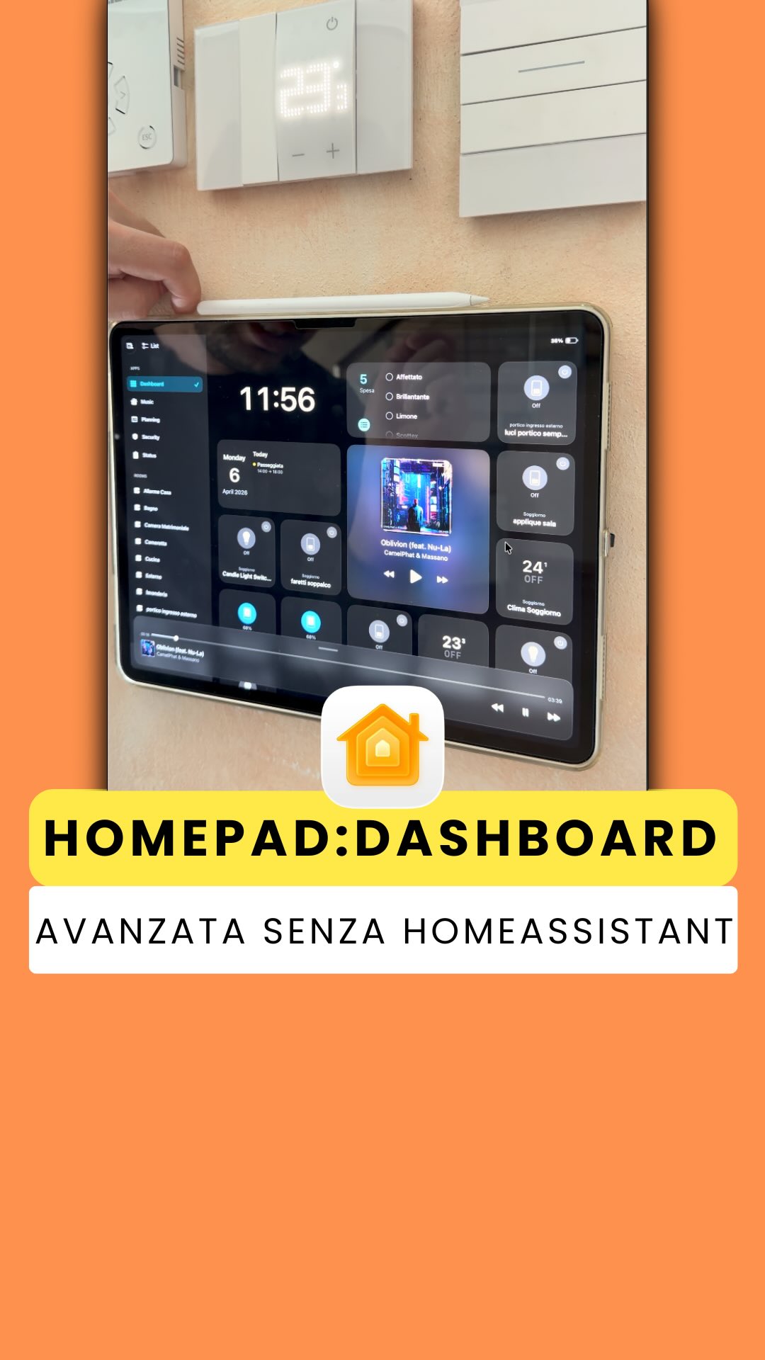 Homepad trasforma il tuo iPad nella dashboard che Apple non ha ancora rilasciato!