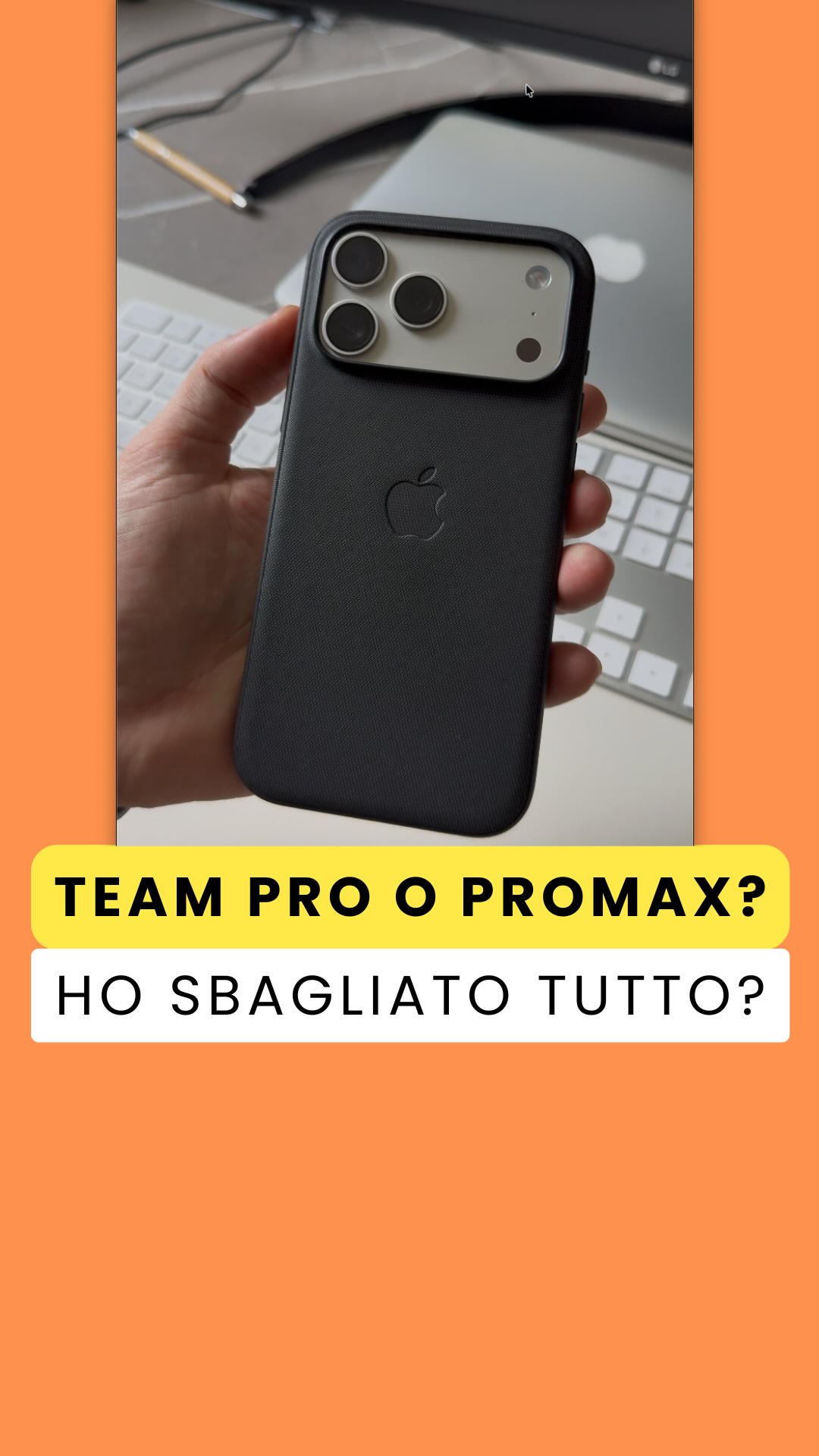 Dopo anni di iPhone compatti, ho deciso di fare il grande salto. Ero convinto che il Pro Max fosse solo un…
