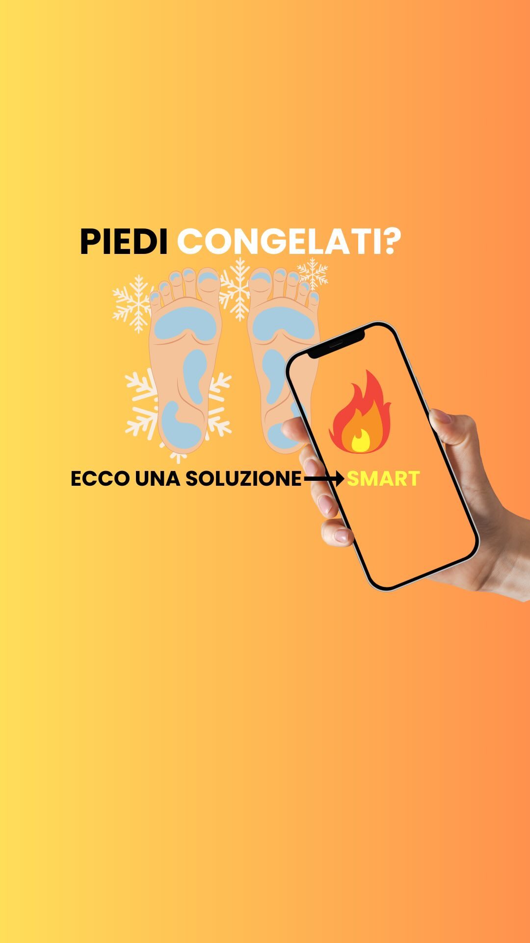 Quando la tecnologia ci aiuta a risolvere un problema comune a molti in inverno: i piedi🦶 👣 sempre…