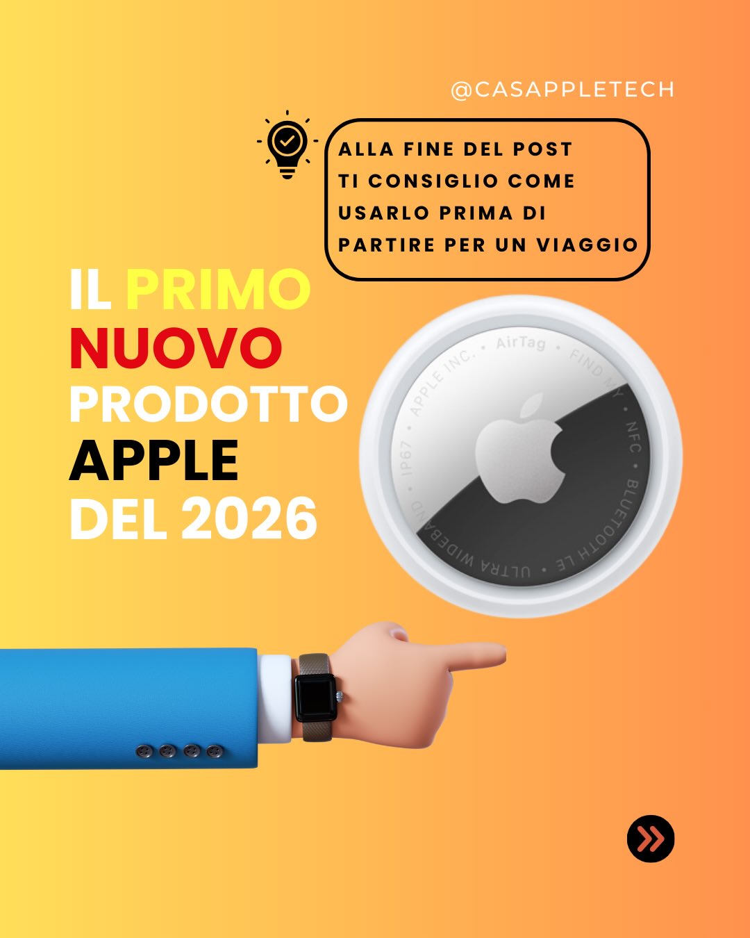 AirTag si aggiorna 🍎 — In questo post ti mostro le novità dei nuovi AirTag