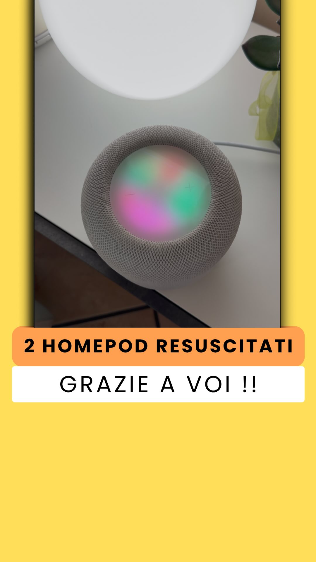 Il mio HomePod accendeva musica da solo 👻 stavo per buttarlo Poi 2 di voi mi hanno suggerito una…