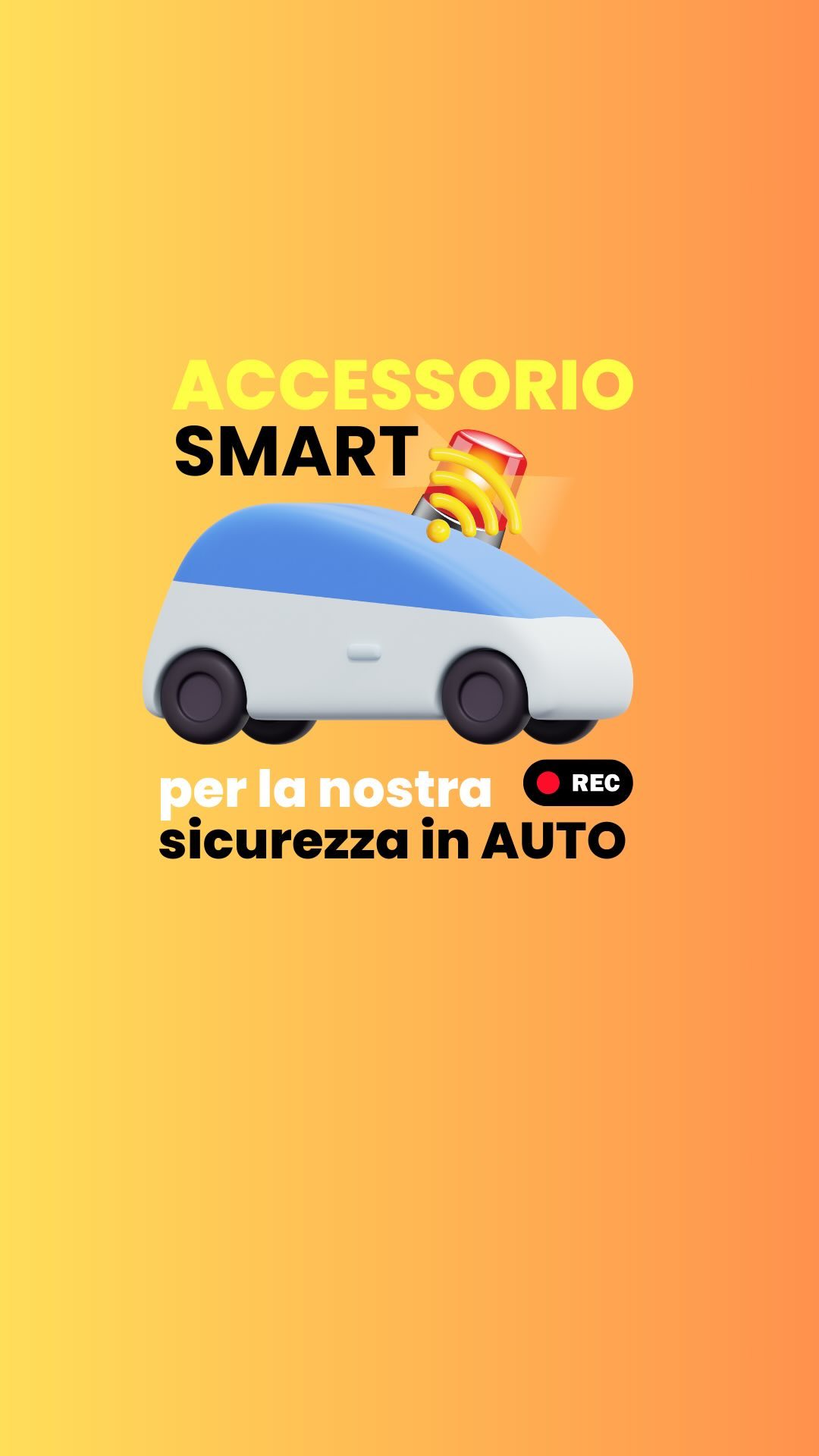 L’accessorio di cui ti parlo nel video è una dashcam 70mai che si attiva appena accendiamo la macchina.