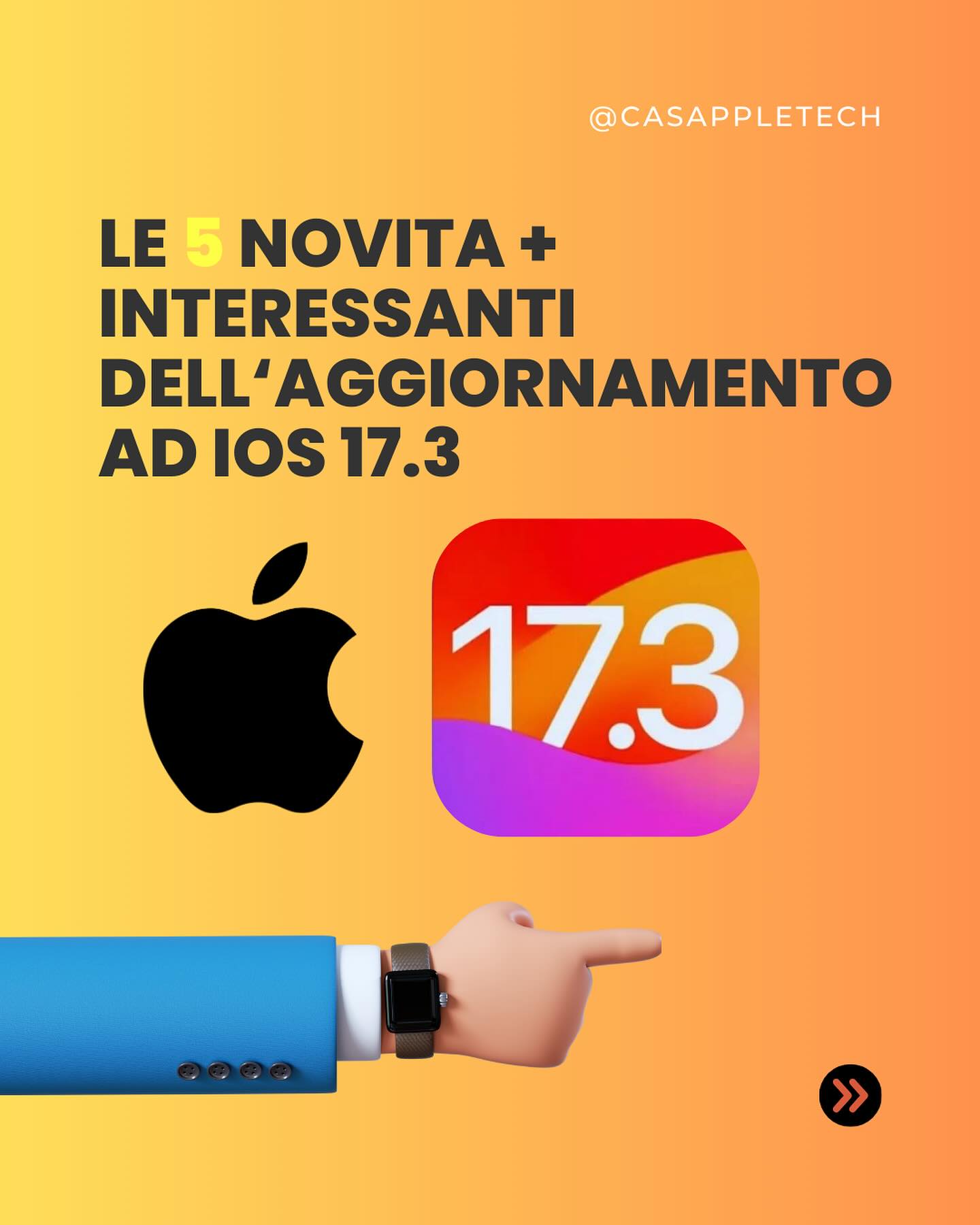 Ecco il riepilogo della maggior parte delle nuovi funzioni di iOS dopo l’aggiornamento ad iOS 17.3📲 Ne ho…