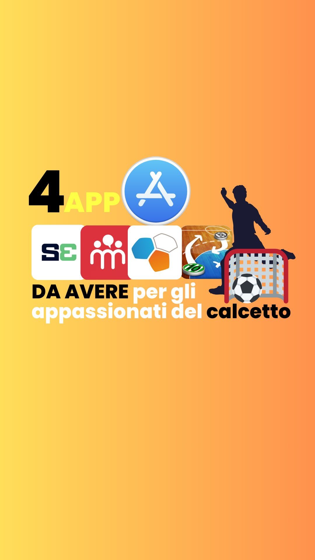 Organizza al meglio le tue partite di calcetto tra amici con queste 4 fantastiche app ⚽️🥅🤩👌🏻