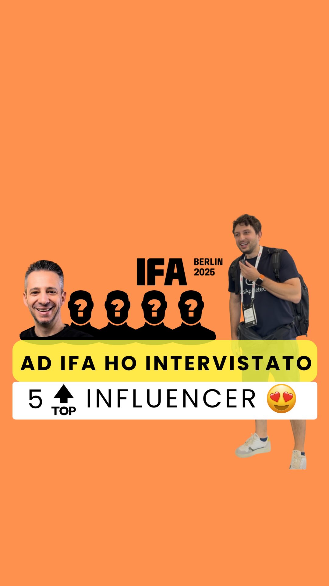 ✨ Ad IFA ho incontrato 5 top influencer che seguo da tantissimo tempo e che prima vedevo solo dietro a uno…