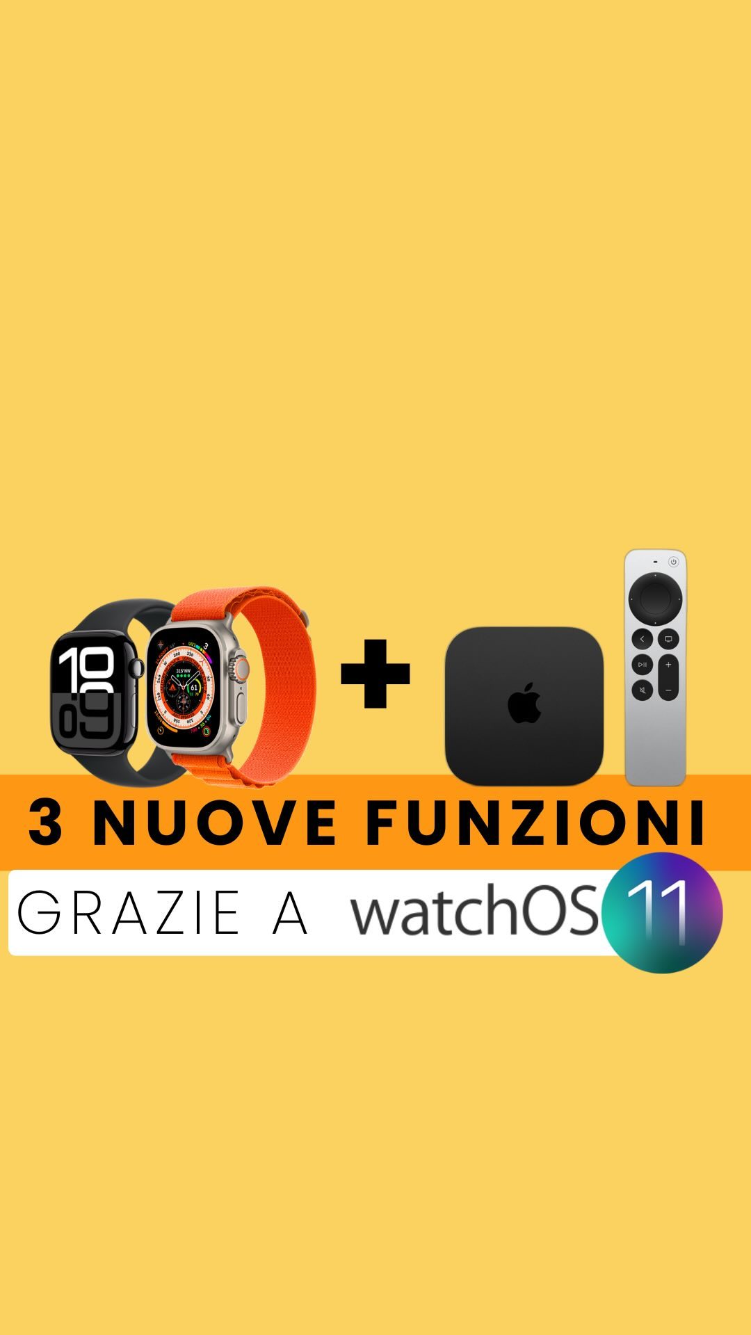 Con WatchOS 11, controllare la tua Apple TV con l’Apple Watch è ancora più comodo! 🔥