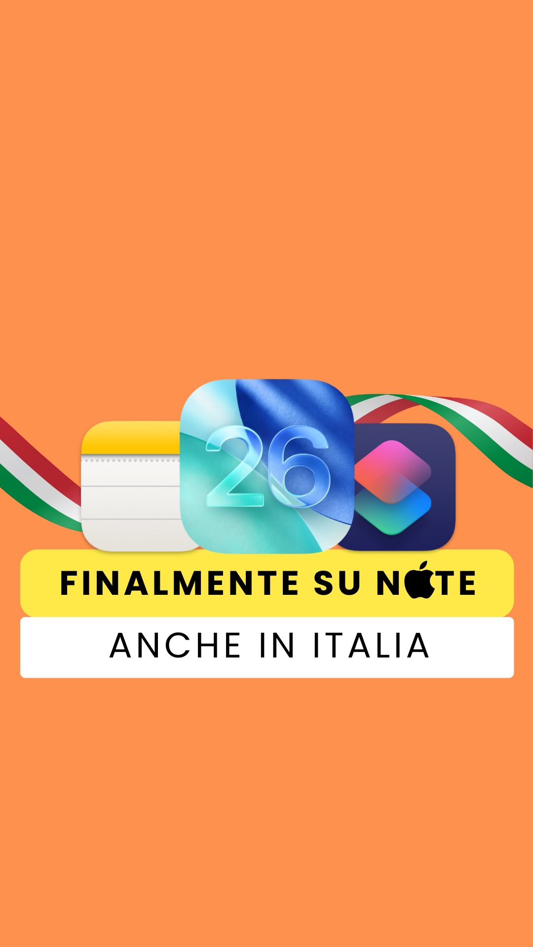 📱✨ Finalmente anche in Italia! — Nell’app Note puoi registrare audio, ottenere la trascrizione automatica…