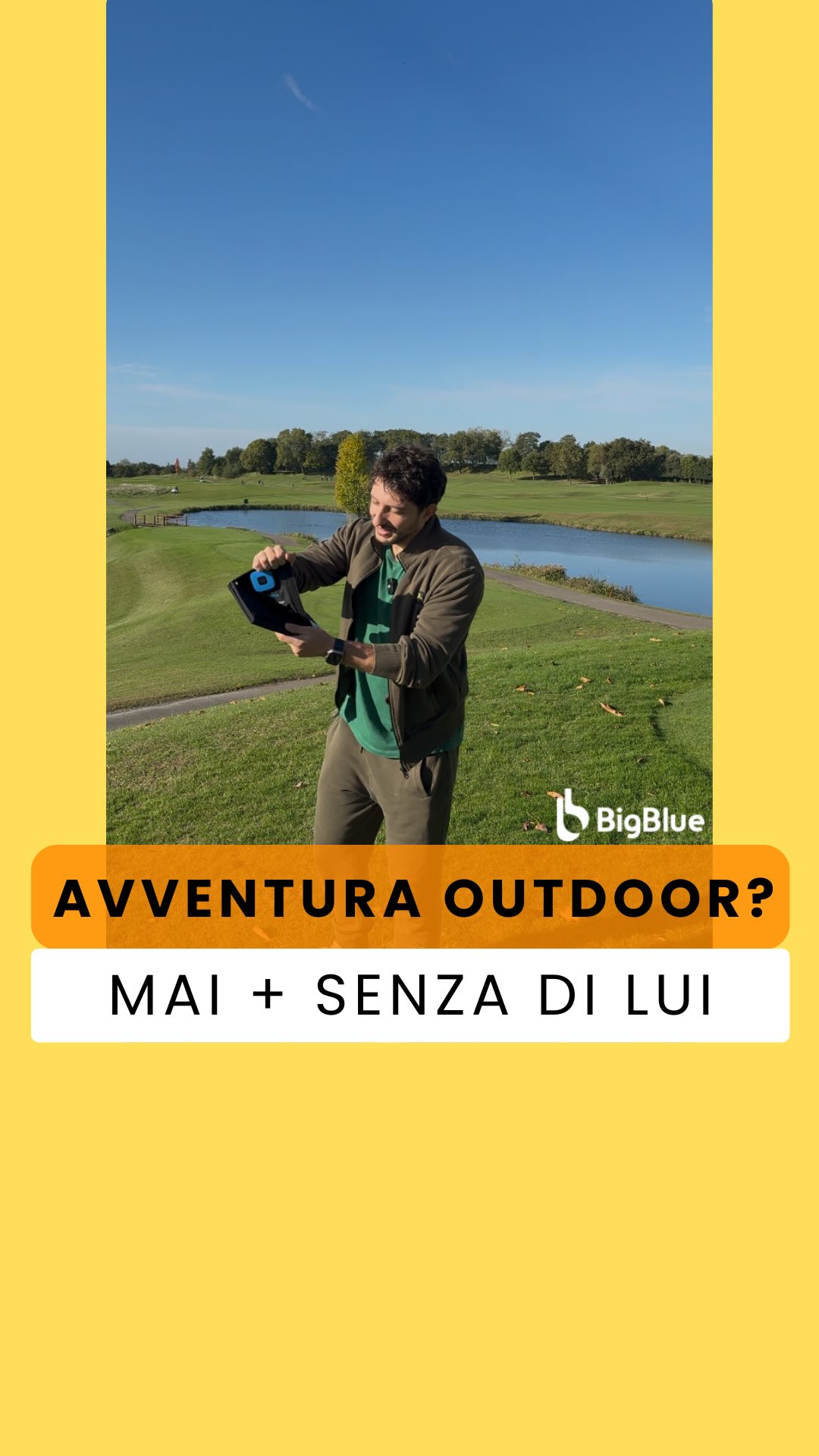 Powerbank scarica? — Lui risolve ☀️in presenza di sole
