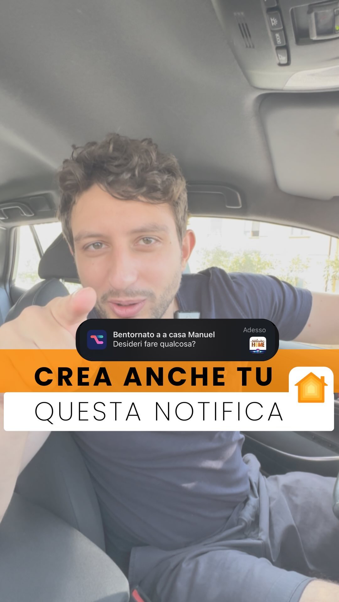 ✨ Crea anche tu una notifica personalizzata quando rientri a casa! ✨