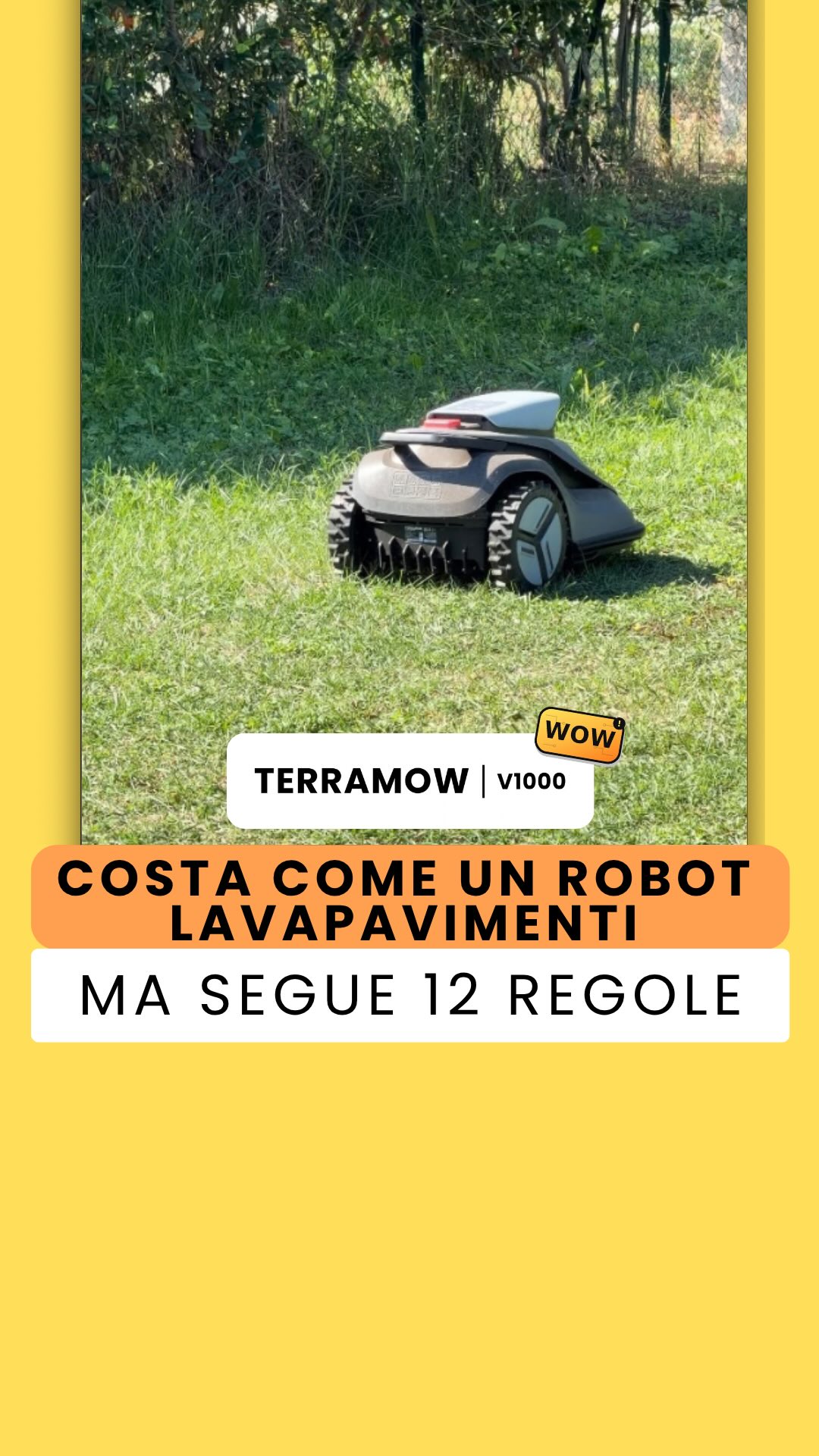 Ok, questo robot tagliaerba ci ha spiazzato.