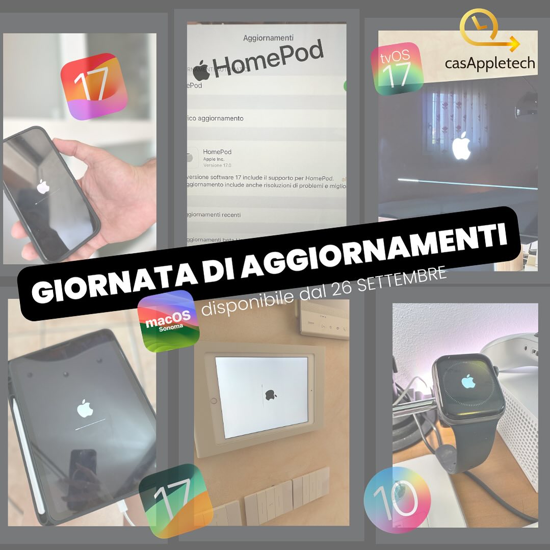 Aggiornamento software per tanti dispositivi Apple‼️‼️  📲⌚️🔊 tu hai già aggiornato?