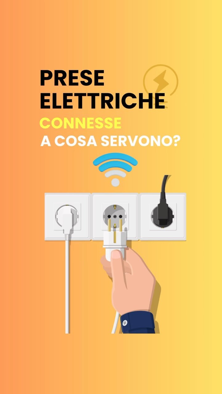 A cosa servono le prese elettriche 🔌 connesse 🛜? In questo reel due esempi di come le utilizzo…