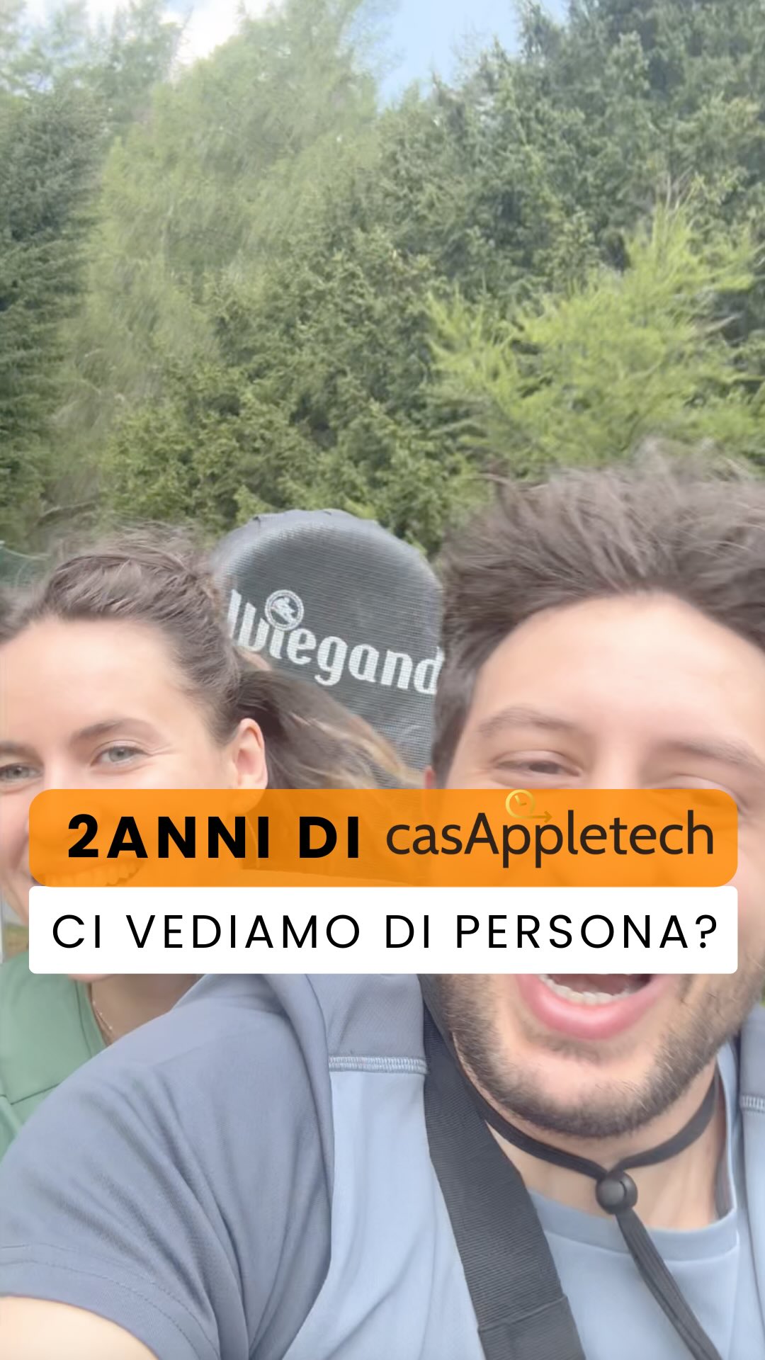 Ci vediamo di persona? 👀 — Oggi Casappletech compie 2 anni e siamo quasi 26.000! 🎉