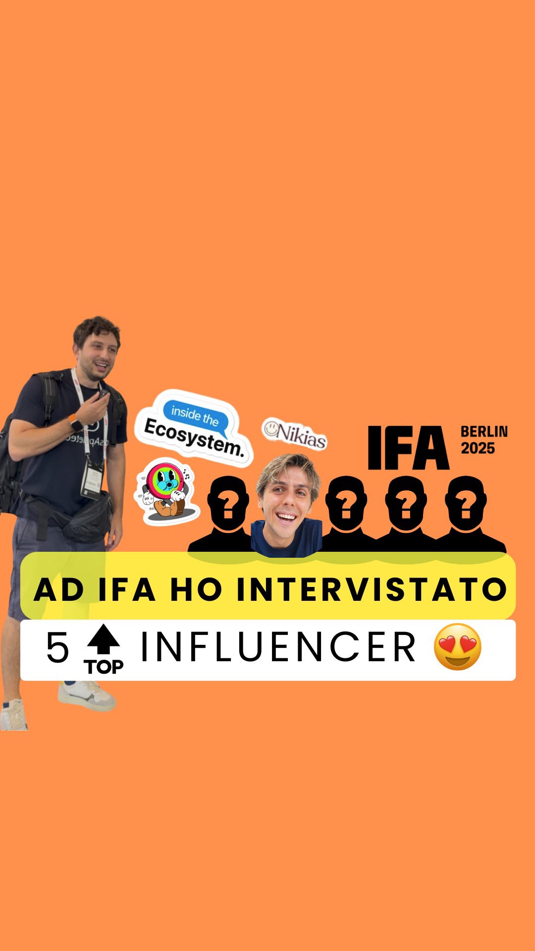 🎥 Qui da Switchbot all’IFA ho incontrato Nikias Molina, uno dei miei creator Apple preferiti 🍏