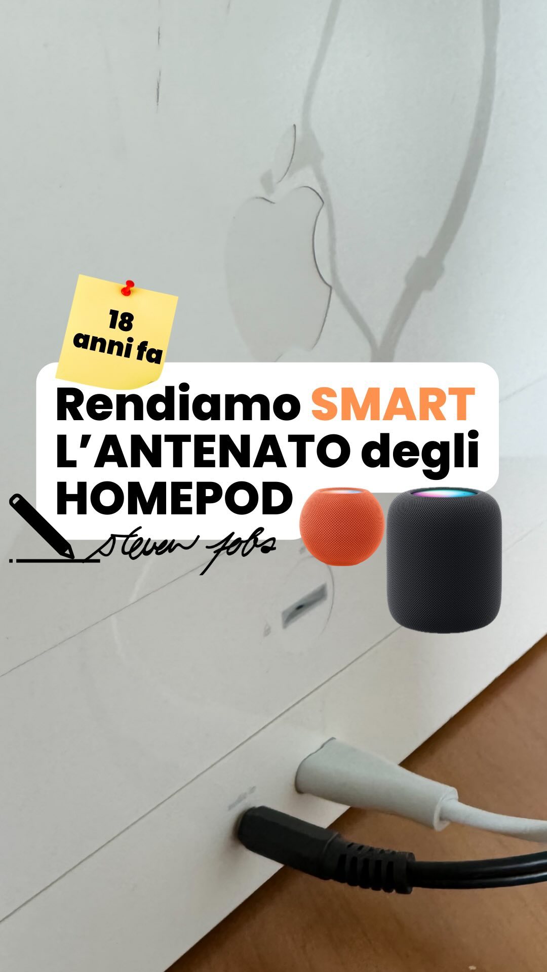 🔊2006 Rendiamo SMART la prima cassa audio prodotta da, l’antenato degli attuali e moderni HomePod😉