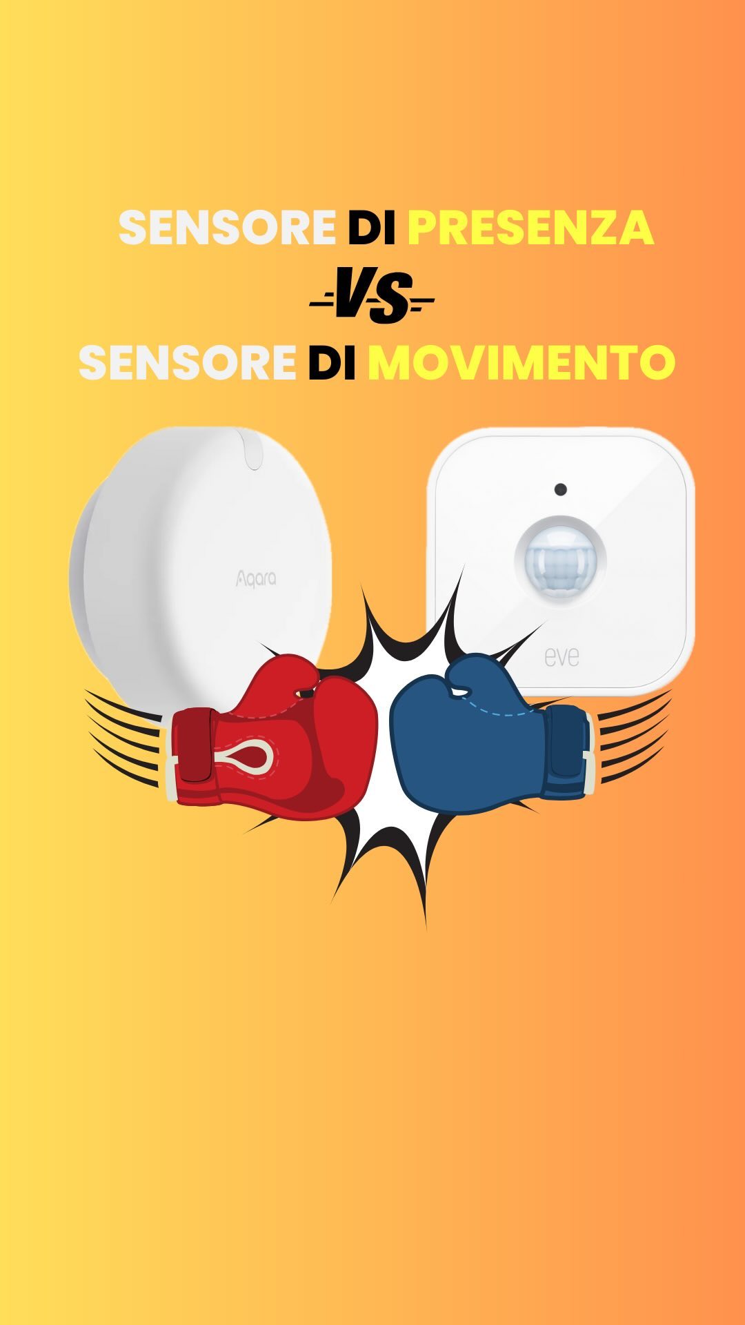 Qual’e la differenza tra sensore di movimento e sensore di presenza? Mi servono entrambi in una smarthome…