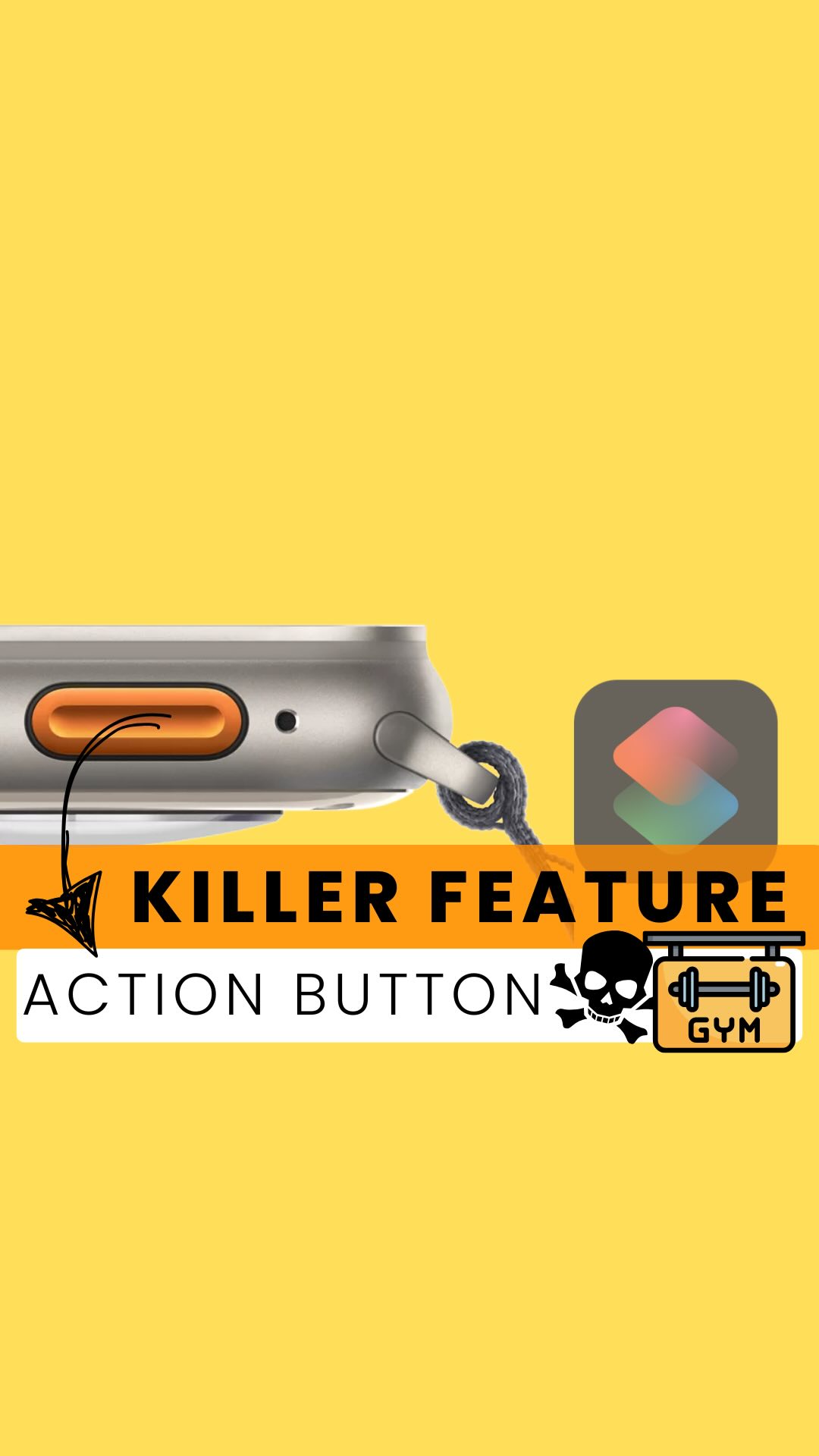 💡 Sfrutta al massimo l’Action Button dell’Apple Watch Ultra 2! In palestra, con un solo click avvio il…