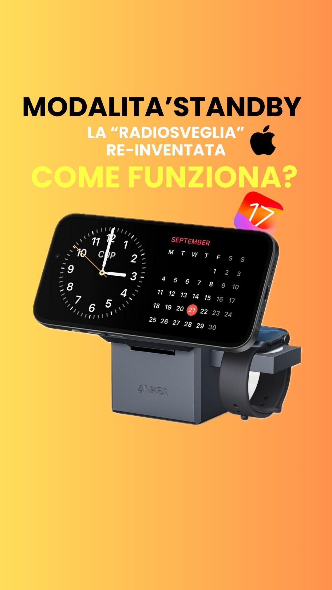 Rendi i tuoi comodini 🛏️🛌Smart 🛜🚀🚀🎉✅🫵Come funziona la modalità standby di Apple…