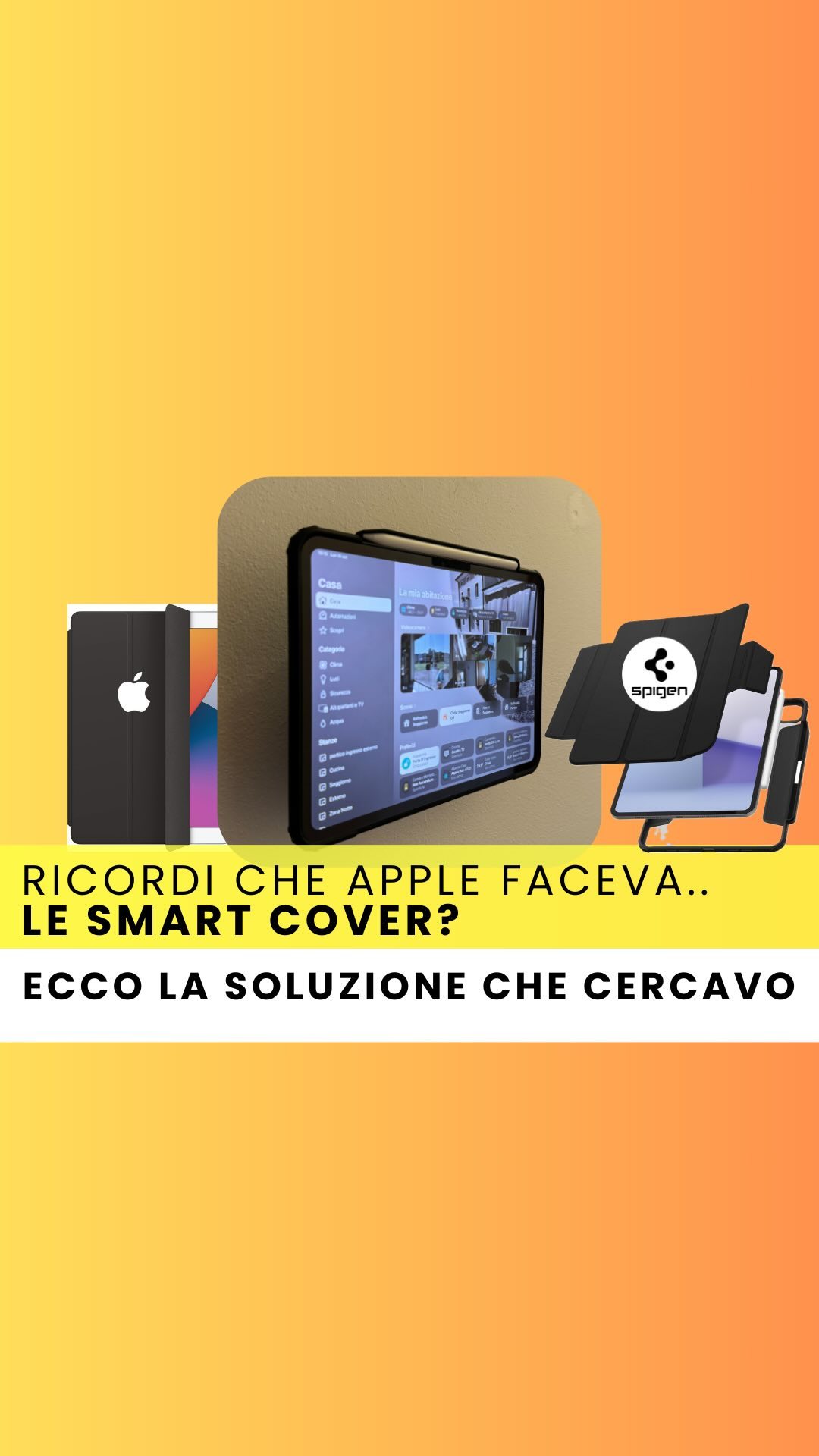 Mi serviva una cover da attaccare e staccare al volo per portare l’iPad fuori casa, visto che solitamente…