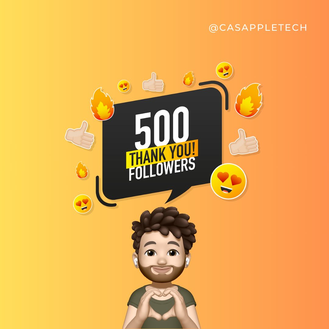 +500 iscritti su casappletech🎉 grazie di cuore ai primi 500 iscritti della pagina che hanno scelto di…