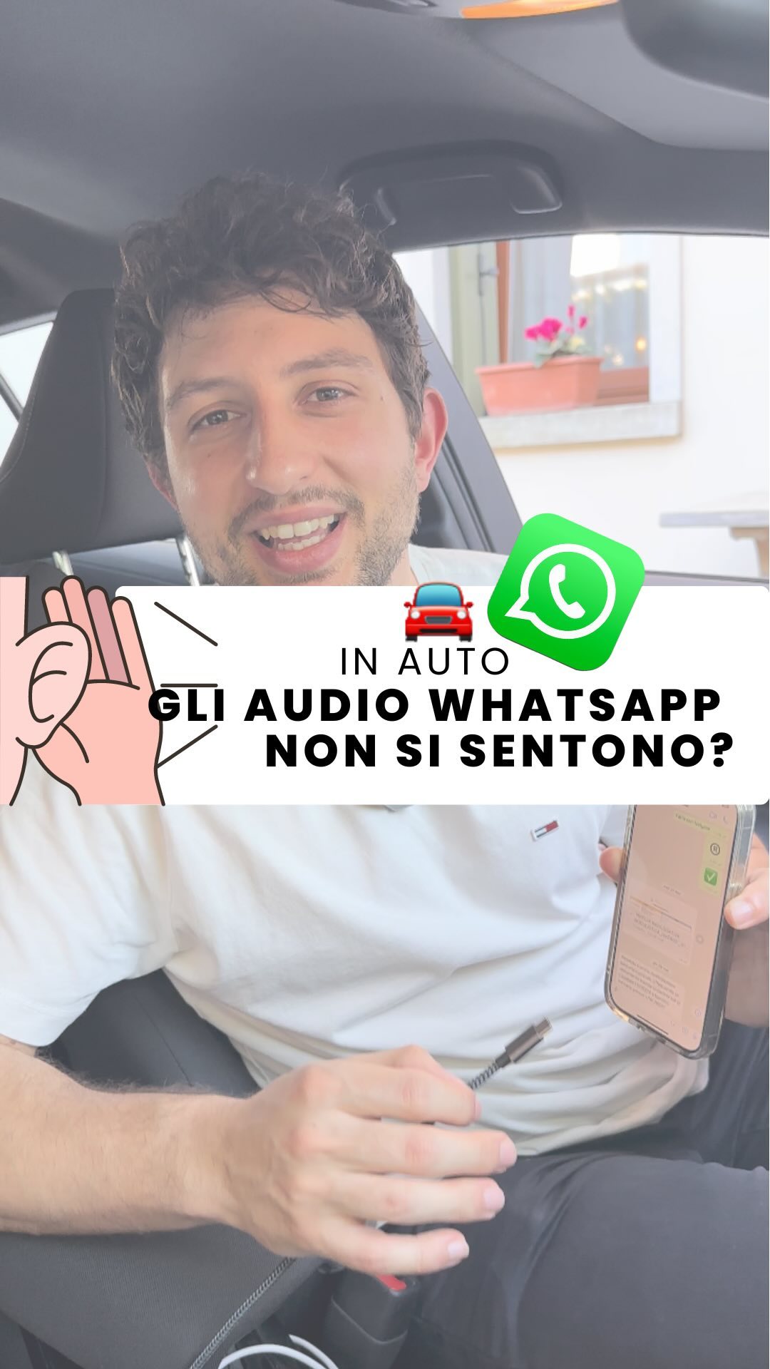 Non riuscivo a sentire gli audio di WhatsApp su CarPlay! 😱