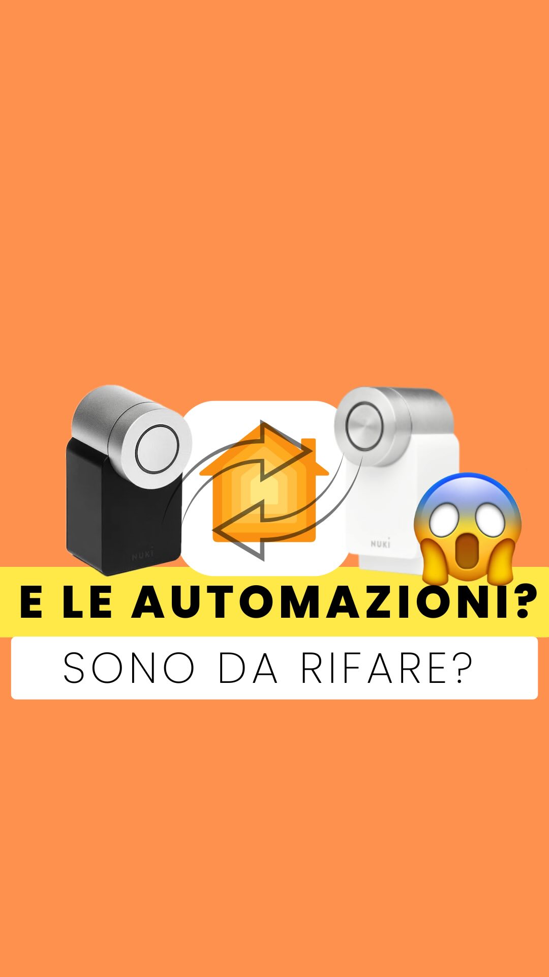 Meglio Nuki bianca o nera??? — 📲 Hai fatto un upgrade dei dispositivi su Apple Casa? Ecco come spostare…