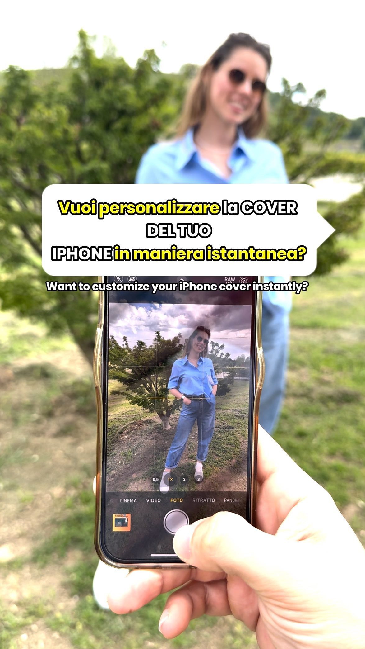 Una cover 📱 che si personalizza all’istante👀🙈