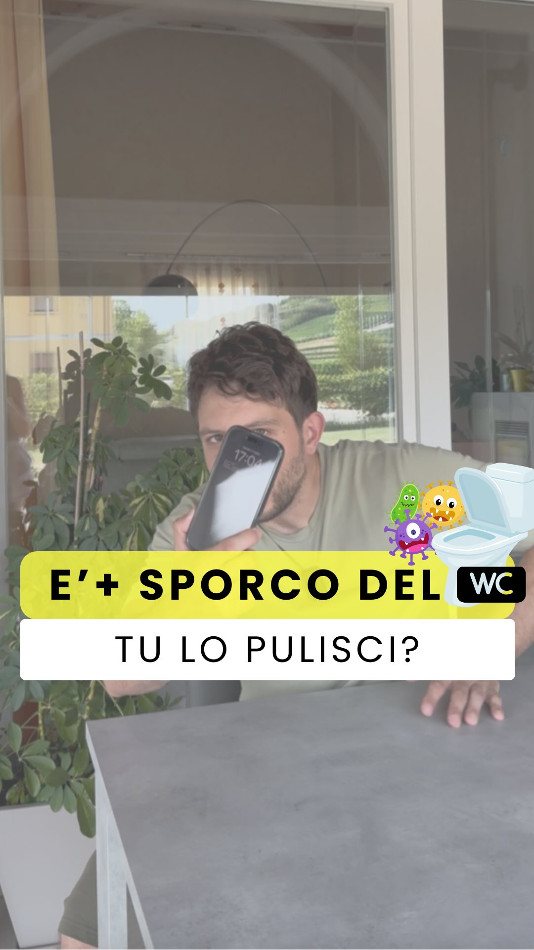 iPhone è con te ovunque. Ma lo sai che può avere fino a 10 volte più batteri di un sedile del bagno?