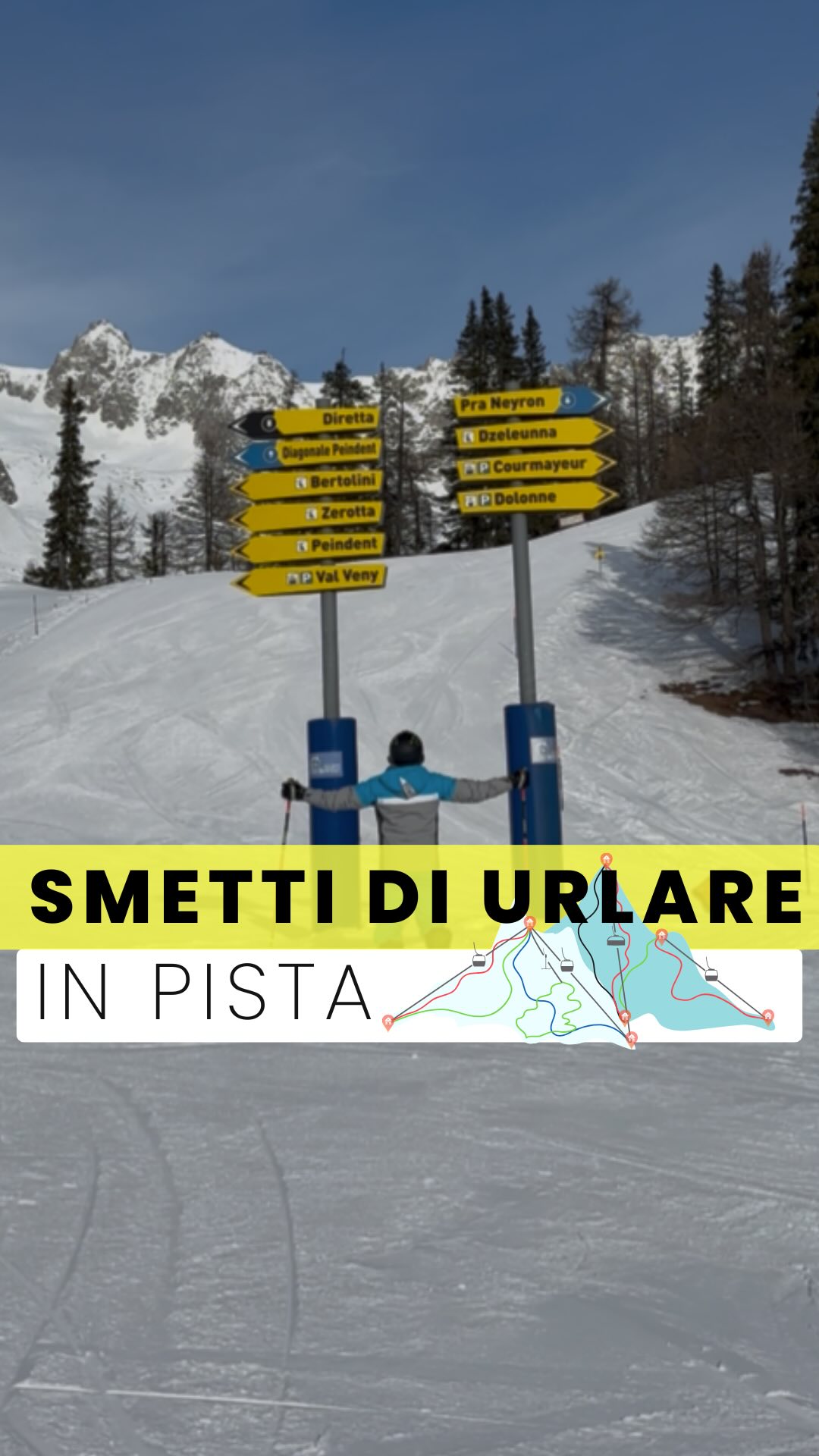 🎿 Quante volte ti è capitato di sciare con gli amici, essere convinto di aver preso la strada giusta, ma…