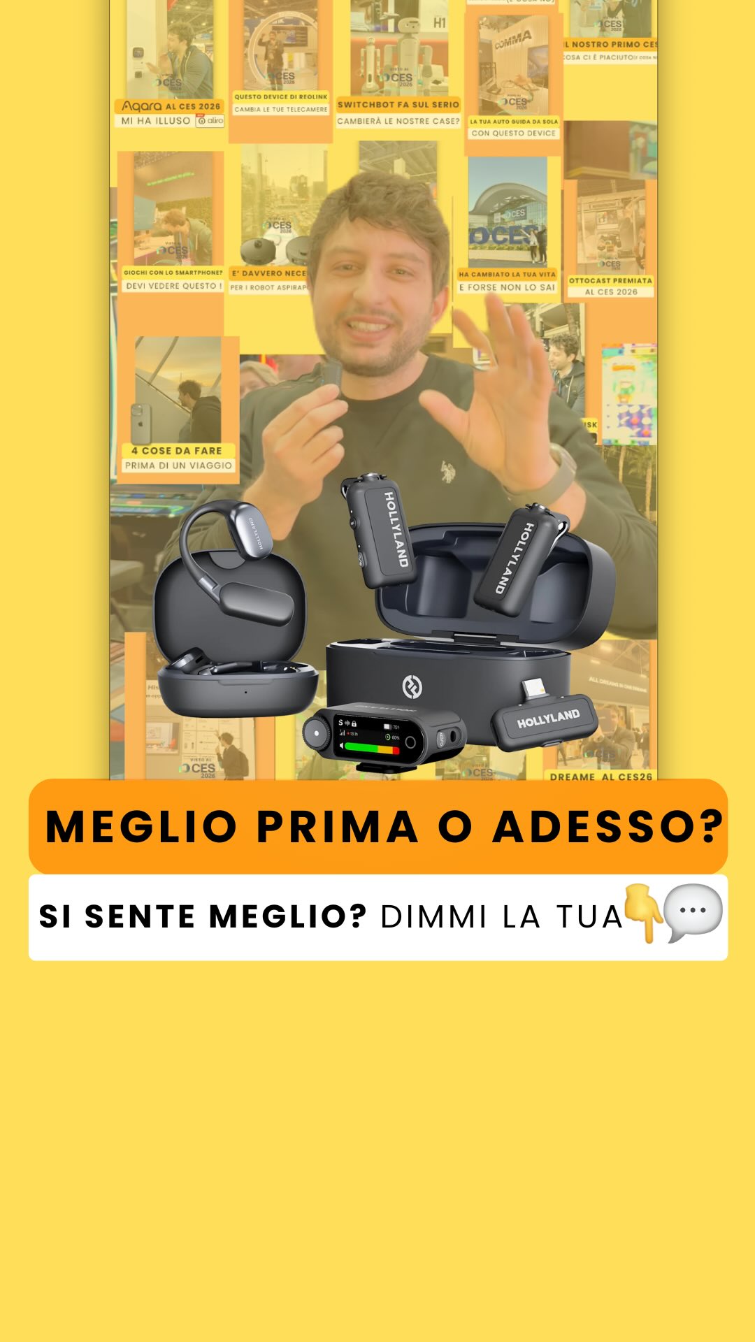 👇 Secondo te si sente meglio nei reel di prima o in quelli di adesso? Scrivi nei commenti PRIMA o ADESSO 💬