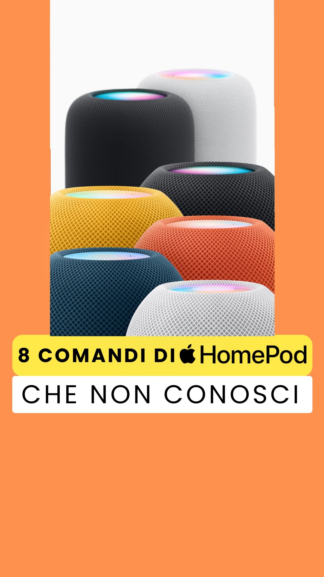 Tu quanti ne conoscevi su 8? E quanti HomePod hai in casa? 👇🏻