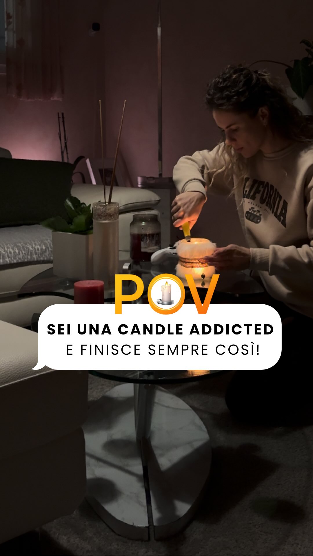Accendi la tua candela super profumata da 100€ per rilassarti… poi ti addormenti e lei rimane accesa fino…