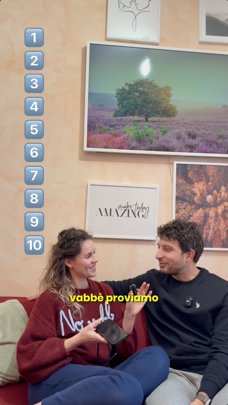 Tu sei d’accordo con me? Li avresti messi in ordine diverso? 😬