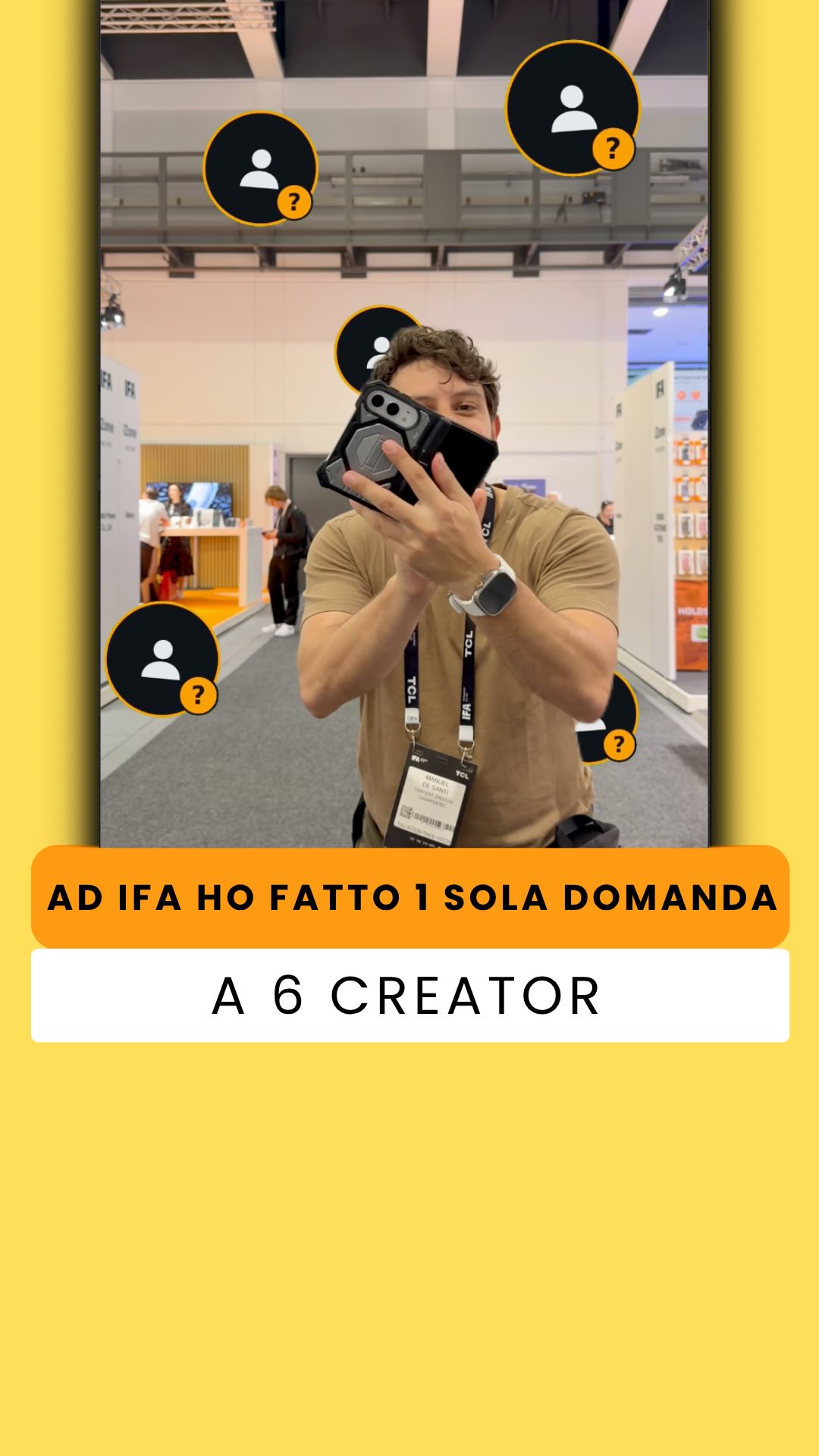 Visto che mercoledì scopriremo il tanto atteso iPhone Fold, ho chiesto a 6 creator incontrati girando ad…