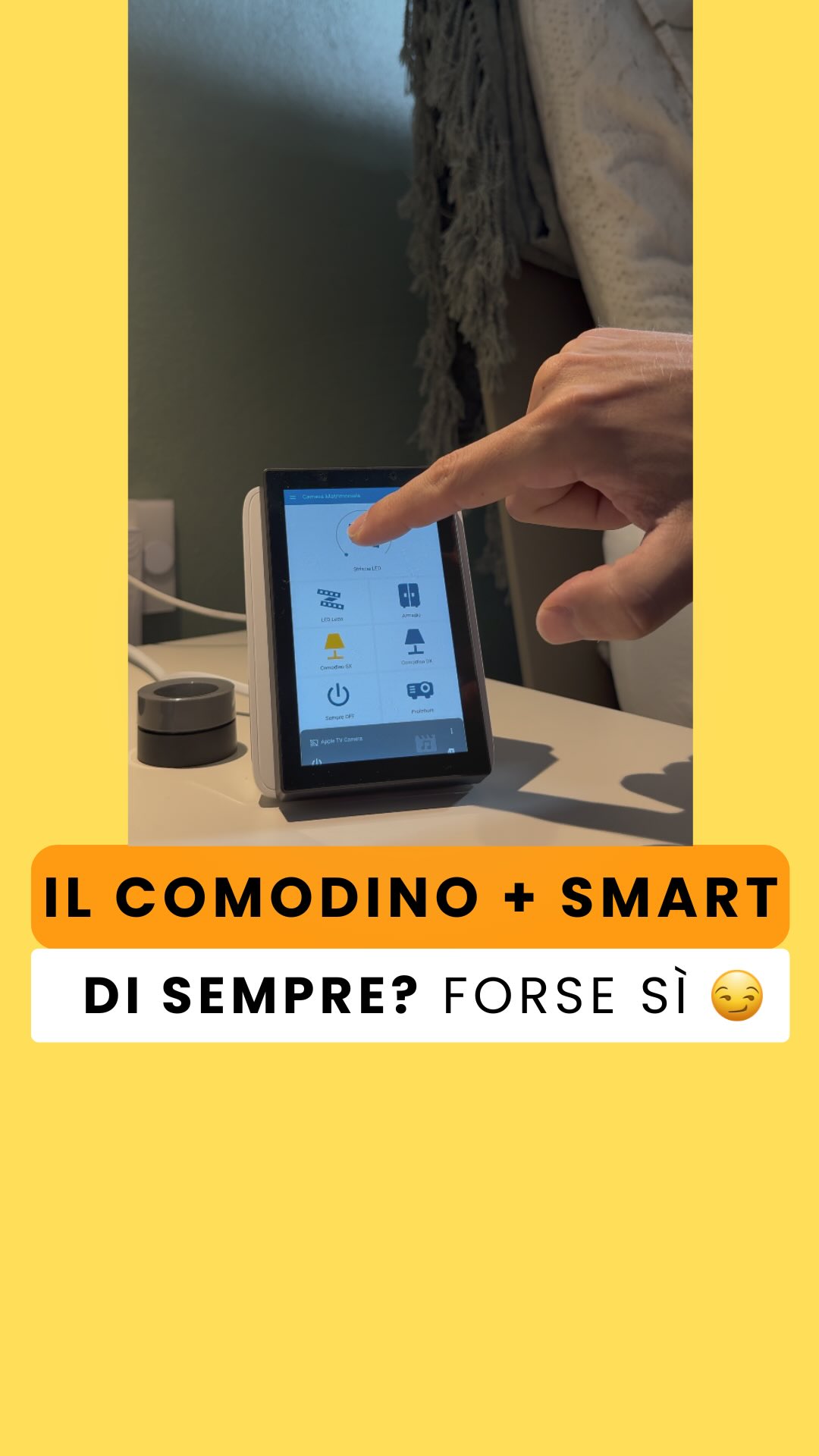 Vuoi anche tu la dashboard del comodino che vedi nel video?