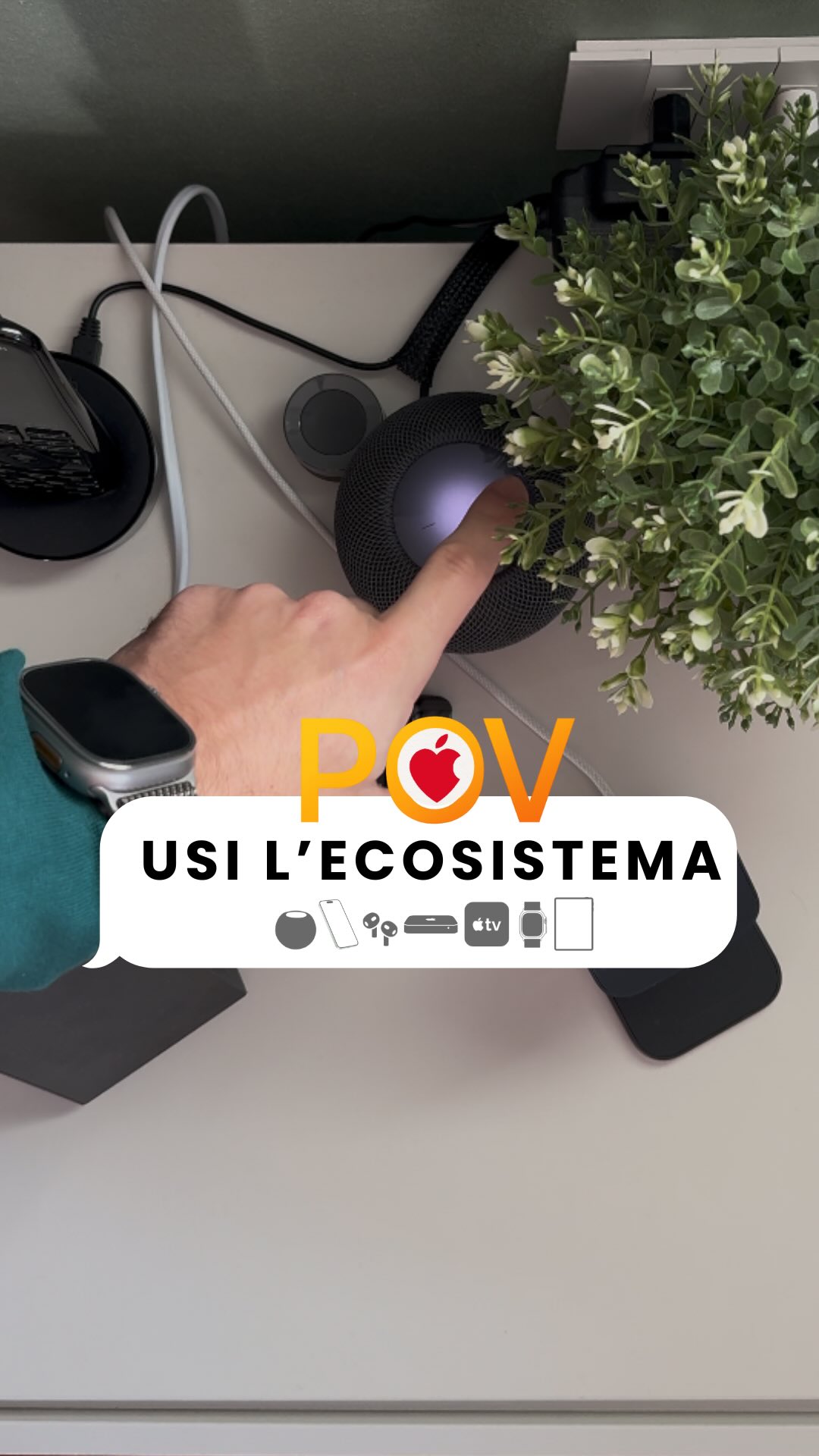 POV: quando tutti i tuoi prodotti Apple lavorano insieme senza che tu ci pensi.