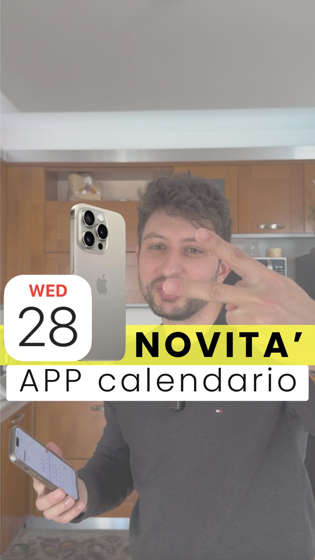 ✨ Lo sapevi? Con iOS 18 l’app Calendario cambia volto! 🗓️🚀
