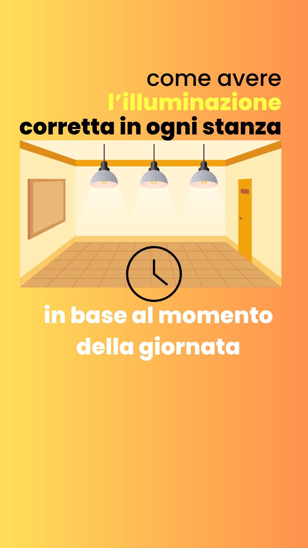 Con una smarthome hai sempre la giusta temperatura di luce in ogni momento della giornata….