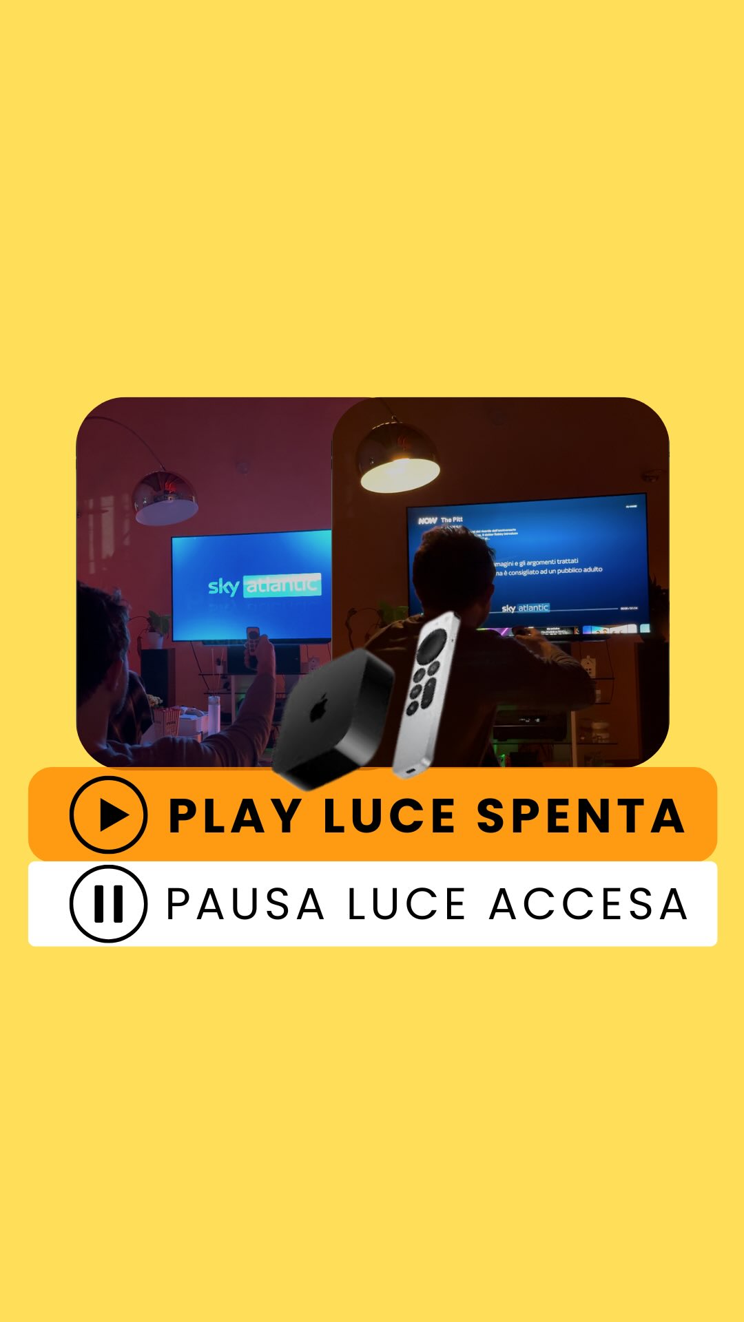 🎬 Eh mancava solo una cosa… — la luce che si accende quando metti in pausa 😎