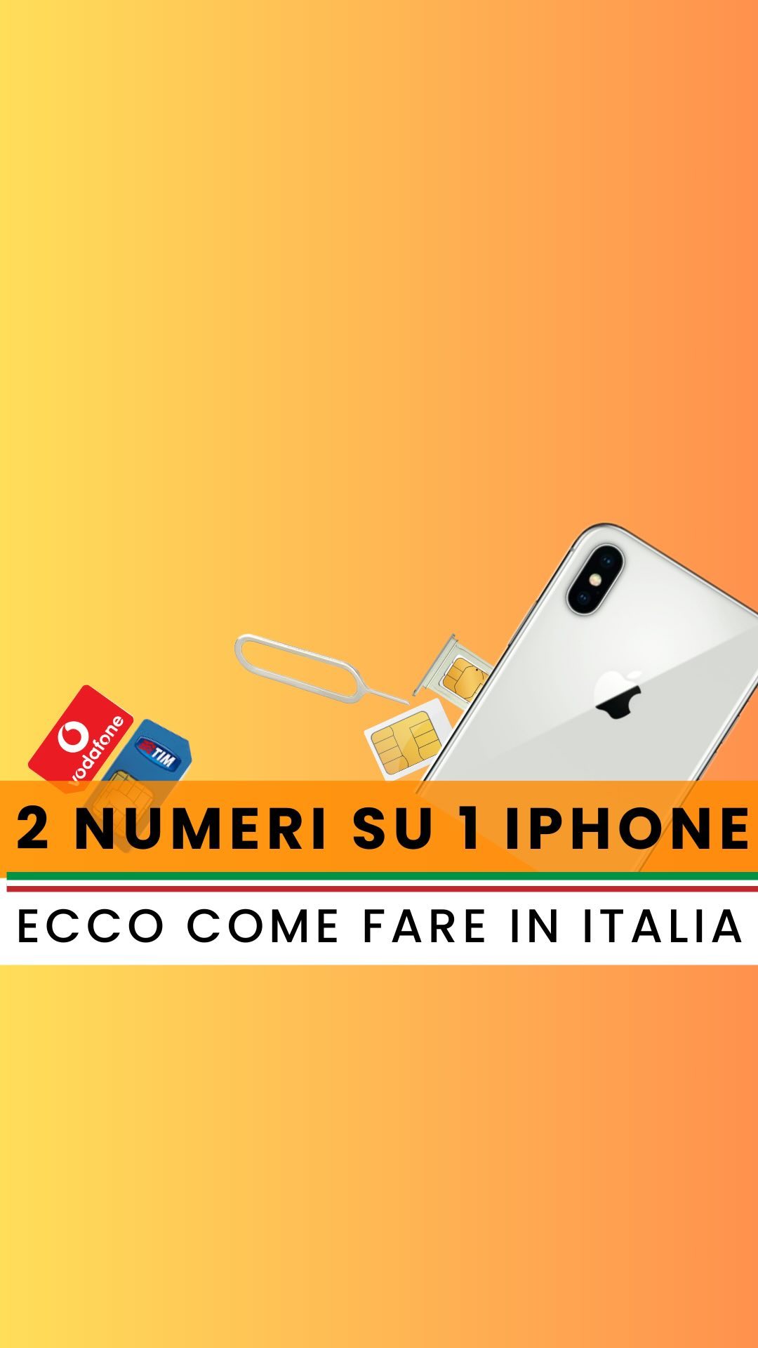 💡 Lo sapevi? Da iPhone XS in poi, puoi avere 2 linee telefoniche sul tuo unico iPhone! 📱💬