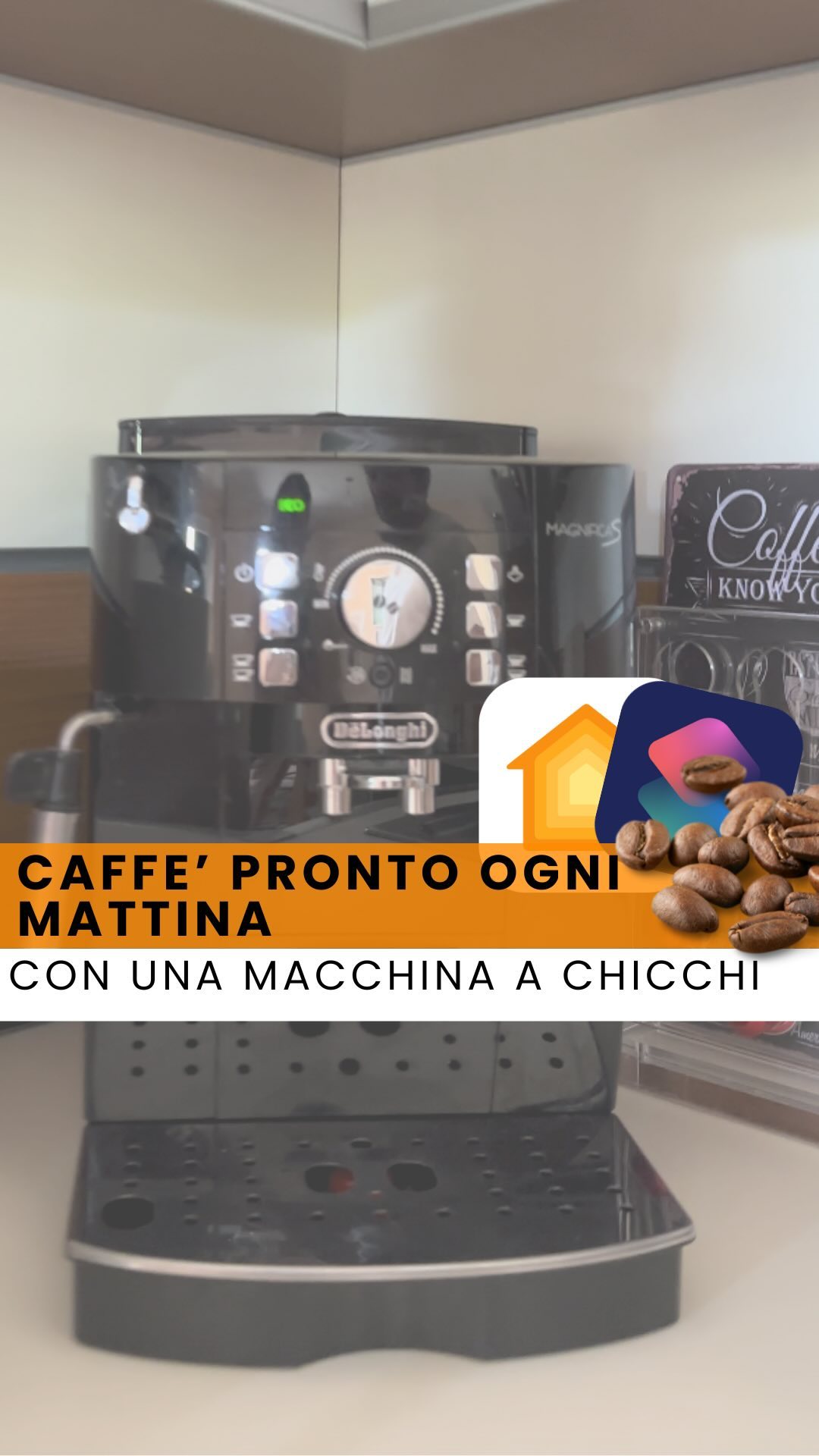 🎥 Automation Hack: Caffè Pronto Ogni Mattina con una macchina a Chicchi! ☕️