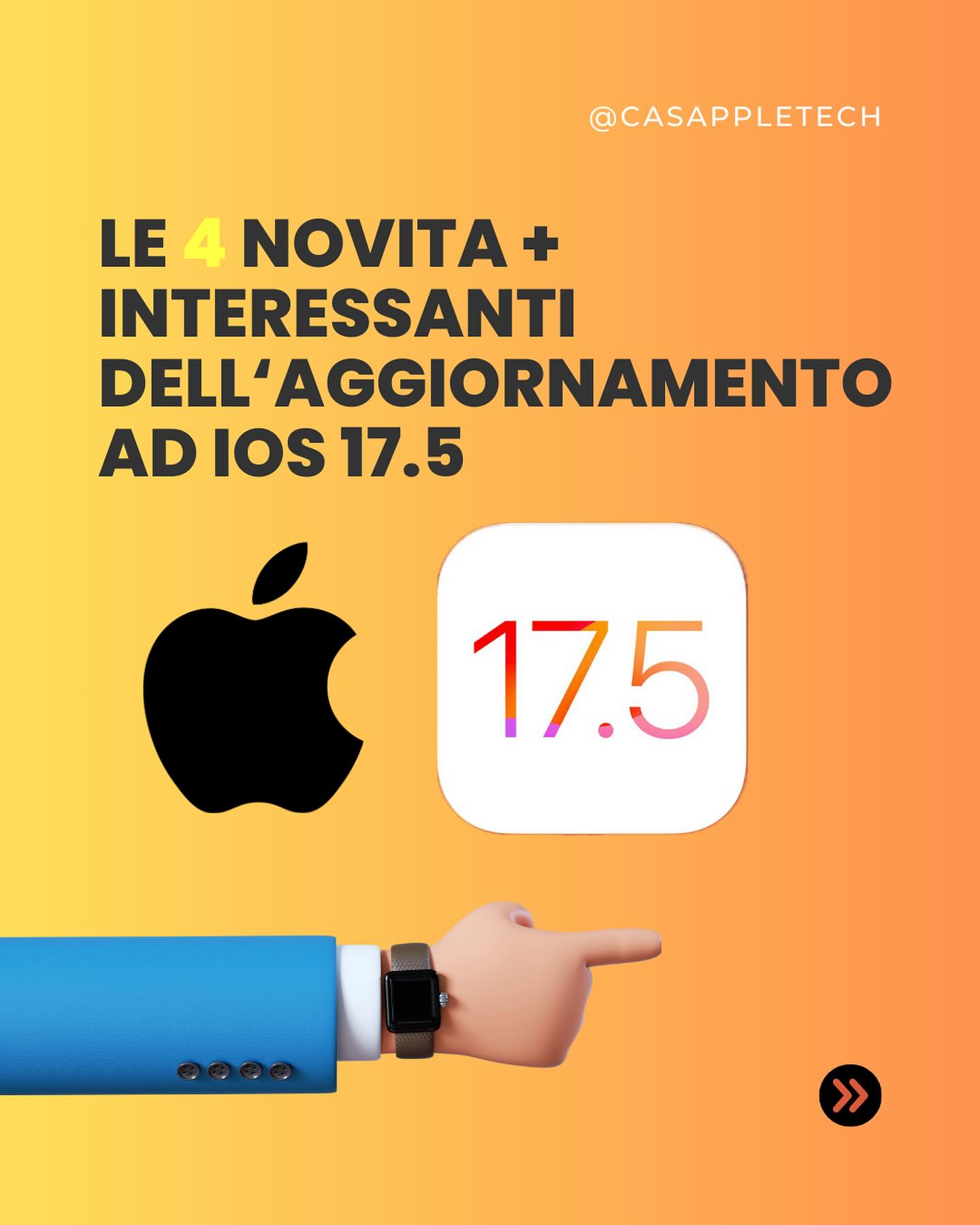 Ecco il riepilogo della maggior parte delle nuovi funzioni di iOS dopo l’aggiornamento ad iOS 17.5📲 Ne ho…