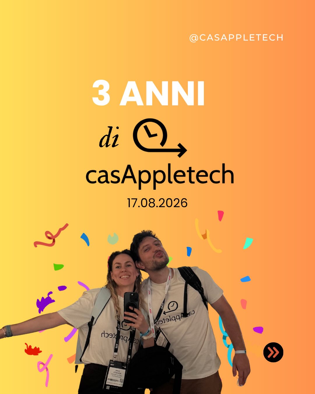 Oggi casAppleTech compie 3 anni🎉