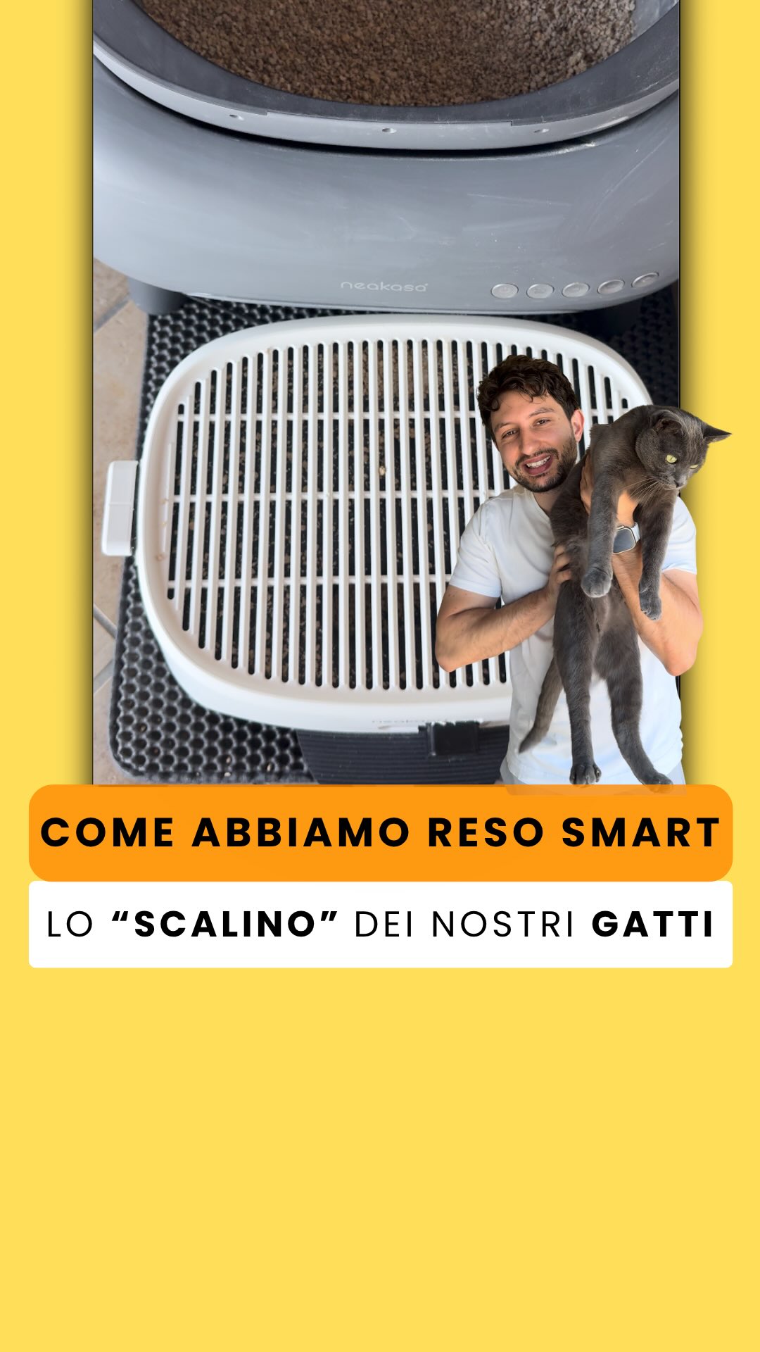 Ho reso smart lo AIrstep di Neakasa 🚨🐾 SwitchBot + sensore di vibrazione + presa smart Zigbee…